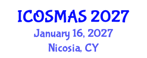 International Conference on Orthopedics, Sports Medicine and Arthroscopic Surgery (ICOSMAS) January 16, 2027 - Nicosia, Cyprus International Conference on Orthopedics, Sports Medicine and Arthroscopic Surgery (ICOSMAS) January 16, 2027 - Nicosia, Cyprus