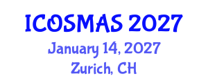 International Conference on Orthopedics, Sports Medicine and Arthroscopic Surgery (ICOSMAS) January 14, 2027 - Zurich, Switzerland