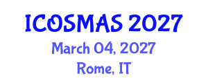 International Conference on Orthopedics, Sports Medicine and Arthroscopic Surgery (ICOSMAS) March 04, 2027 - Rome, Italy International Conference on Orthopedics, Sports Medicine and Arthroscopic Surgery (ICOSMAS) March 04, 2027 - Rome, Italy