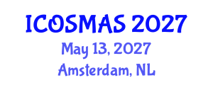 International Conference on Orthopedics, Sports Medicine and Arthroscopic Surgery (ICOSMAS) May 13, 2027 - Amsterdam, Netherlands International Conference on Orthopedics, Sports Medicine and Arthroscopic Surgery (ICOSMAS) May 13, 2027 - Amsterdam, Netherlands
