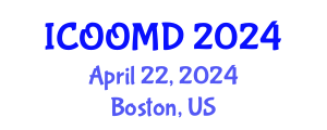 International Conference on Osteoporosis, Osteoarthritis and Musculoskeletal Diseases (ICOOMD) April 22, 2024 - Boston, United States