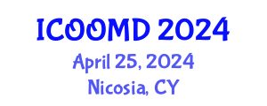 International Conference on Osteoporosis, Osteoarthritis and Musculoskeletal Diseases (ICOOMD) April 25, 2024 - Nicosia, Cyprus