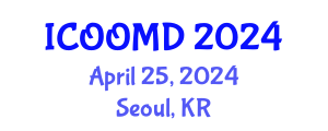 International Conference on Osteoporosis, Osteoarthritis and Musculoskeletal Diseases (ICOOMD) April 25, 2024 - Seoul, Republic of Korea