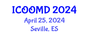International Conference on Osteoporosis, Osteoarthritis and Musculoskeletal Diseases (ICOOMD) April 25, 2024 - Seville, Spain