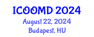 International Conference on Osteoporosis, Osteoarthritis and Musculoskeletal Diseases (ICOOMD) August 22, 2024 - Budapest, Hungary