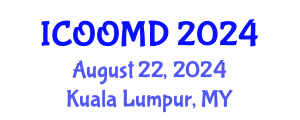 International Conference on Osteoporosis, Osteoarthritis and Musculoskeletal Diseases (ICOOMD) August 22, 2024 - Kuala Lumpur, Malaysia