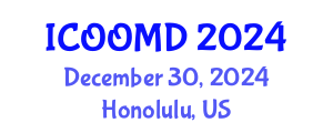 International Conference on Osteoporosis, Osteoarthritis and Musculoskeletal Diseases (ICOOMD) December 30, 2024 - Honolulu, United States