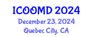 International Conference on Osteoporosis, Osteoarthritis and Musculoskeletal Diseases (ICOOMD) December 23, 2024 - Quebec City, Canada