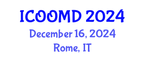 International Conference on Osteoporosis, Osteoarthritis and Musculoskeletal Diseases (ICOOMD) December 16, 2024 - Rome, Italy