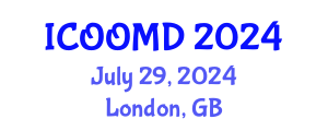 International Conference on Osteoporosis, Osteoarthritis and Musculoskeletal Diseases (ICOOMD) July 29, 2024 - London, United Kingdom
