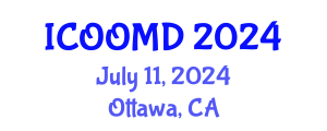 International Conference on Osteoporosis, Osteoarthritis and Musculoskeletal Diseases (ICOOMD) July 11, 2024 - Ottawa, Canada