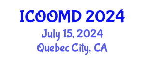 International Conference on Osteoporosis, Osteoarthritis and Musculoskeletal Diseases (ICOOMD) July 15, 2024 - Quebec City, Canada