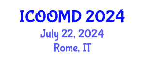 International Conference on Osteoporosis, Osteoarthritis and Musculoskeletal Diseases (ICOOMD) July 22, 2024 - Rome, Italy