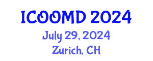 International Conference on Osteoporosis, Osteoarthritis and Musculoskeletal Diseases (ICOOMD) July 29, 2024 - Zurich, Switzerland