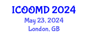 International Conference on Osteoporosis, Osteoarthritis and Musculoskeletal Diseases (ICOOMD) May 23, 2024 - London, United Kingdom