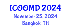 International Conference on Osteoporosis, Osteoarthritis and Musculoskeletal Diseases (ICOOMD) November 25, 2024 - Bangkok, Thailand