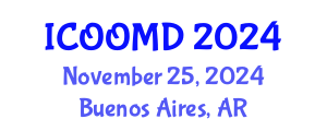 International Conference on Osteoporosis, Osteoarthritis and Musculoskeletal Diseases (ICOOMD) November 25, 2024 - Buenos Aires, Argentina