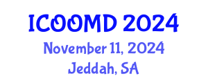 International Conference on Osteoporosis, Osteoarthritis and Musculoskeletal Diseases (ICOOMD) November 11, 2024 - Jeddah, Saudi Arabia
