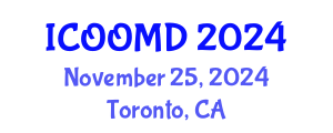 International Conference on Osteoporosis, Osteoarthritis and Musculoskeletal Diseases (ICOOMD) November 25, 2024 - Toronto, Canada