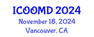 International Conference on Osteoporosis, Osteoarthritis and Musculoskeletal Diseases (ICOOMD) November 18, 2024 - Vancouver, Canada