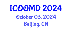 International Conference on Osteoporosis, Osteoarthritis and Musculoskeletal Diseases (ICOOMD) October 03, 2024 - Beijing, China