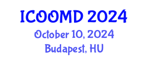 International Conference on Osteoporosis, Osteoarthritis and Musculoskeletal Diseases (ICOOMD) October 10, 2024 - Budapest, Hungary