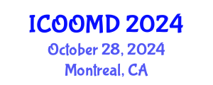 International Conference on Osteoporosis, Osteoarthritis and Musculoskeletal Diseases (ICOOMD) October 28, 2024 - Montreal, Canada