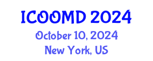International Conference on Osteoporosis, Osteoarthritis and Musculoskeletal Diseases (ICOOMD) October 10, 2024 - New York, United States