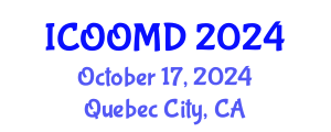 International Conference on Osteoporosis, Osteoarthritis and Musculoskeletal Diseases (ICOOMD) October 17, 2024 - Quebec City, Canada