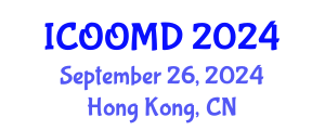 International Conference on Osteoporosis, Osteoarthritis and Musculoskeletal Diseases (ICOOMD) September 26, 2024 - Hong Kong, China