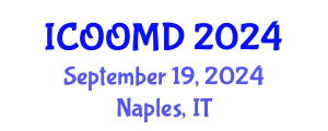 International Conference on Osteoporosis, Osteoarthritis and Musculoskeletal Diseases (ICOOMD) September 19, 2024 - Naples, Italy