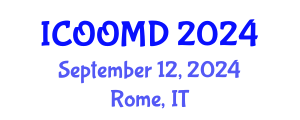 International Conference on Osteoporosis, Osteoarthritis and Musculoskeletal Diseases (ICOOMD) September 12, 2024 - Rome, Italy