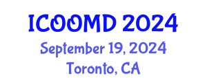 International Conference on Osteoporosis, Osteoarthritis and Musculoskeletal Diseases (ICOOMD) September 19, 2024 - Toronto, Canada