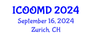 International Conference on Osteoporosis, Osteoarthritis and Musculoskeletal Diseases (ICOOMD) September 16, 2024 - Zurich, Switzerland