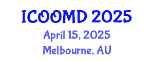 International Conference on Osteoporosis, Osteoarthritis and Musculoskeletal Diseases (ICOOMD) April 15, 2025 - Melbourne, Australia