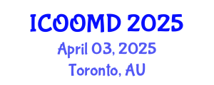 International Conference on Osteoporosis, Osteoarthritis and Musculoskeletal Diseases (ICOOMD) April 03, 2025 - Toronto, Australia