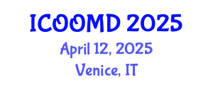 International Conference on Osteoporosis, Osteoarthritis and Musculoskeletal Diseases (ICOOMD) April 12, 2025 - Venice, Italy