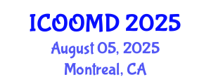 International Conference on Osteoporosis, Osteoarthritis and Musculoskeletal Diseases (ICOOMD) August 05, 2025 - Montreal, Canada