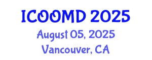 International Conference on Osteoporosis, Osteoarthritis and Musculoskeletal Diseases (ICOOMD) August 05, 2025 - Vancouver, Canada