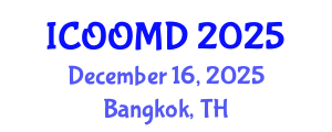 International Conference on Osteoporosis, Osteoarthritis and Musculoskeletal Diseases (ICOOMD) December 16, 2025 - Bangkok, Thailand