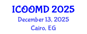 International Conference on Osteoporosis, Osteoarthritis and Musculoskeletal Diseases (ICOOMD) December 13, 2025 - Cairo, Egypt