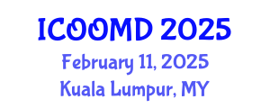 International Conference on Osteoporosis, Osteoarthritis and Musculoskeletal Diseases (ICOOMD) February 11, 2025 - Kuala Lumpur, Malaysia