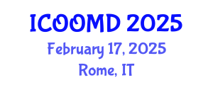 International Conference on Osteoporosis, Osteoarthritis and Musculoskeletal Diseases (ICOOMD) February 18, 2025 - Rome, Italy