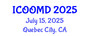 International Conference on Osteoporosis, Osteoarthritis and Musculoskeletal Diseases (ICOOMD) July 15, 2025 - Quebec City, Canada