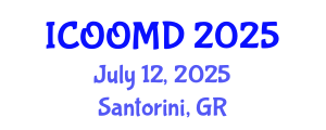 International Conference on Osteoporosis, Osteoarthritis and Musculoskeletal Diseases (ICOOMD) July 12, 2025 - Santorini, Greece