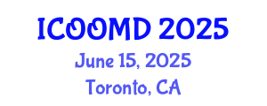 International Conference on Osteoporosis, Osteoarthritis and Musculoskeletal Diseases (ICOOMD) June 15, 2025 - Toronto, Canada