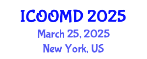 International Conference on Osteoporosis, Osteoarthritis and Musculoskeletal Diseases (ICOOMD) March 25, 2025 - New York, United States