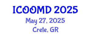 International Conference on Osteoporosis, Osteoarthritis and Musculoskeletal Diseases (ICOOMD) May 27, 2025 - Crete, Greece