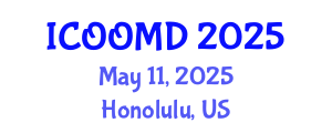 International Conference on Osteoporosis, Osteoarthritis and Musculoskeletal Diseases (ICOOMD) May 11, 2025 - Honolulu, United States