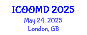 International Conference on Osteoporosis, Osteoarthritis and Musculoskeletal Diseases (ICOOMD) May 24, 2025 - London, United Kingdom